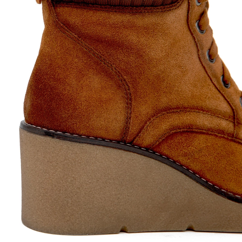 BOTIN DE CUERO MUJER GACEL TOSTADO LEDY 0660880 - 4