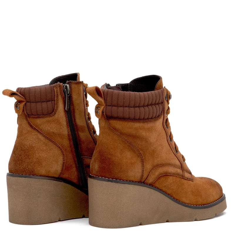 BOTIN DE CUERO MUJER GACEL TOSTADO LEDY 0660880 - 5