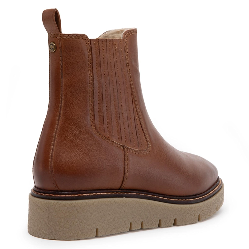 BOTIN DE CUERO MUJER GACEL TOSTADO ERIKA - 4