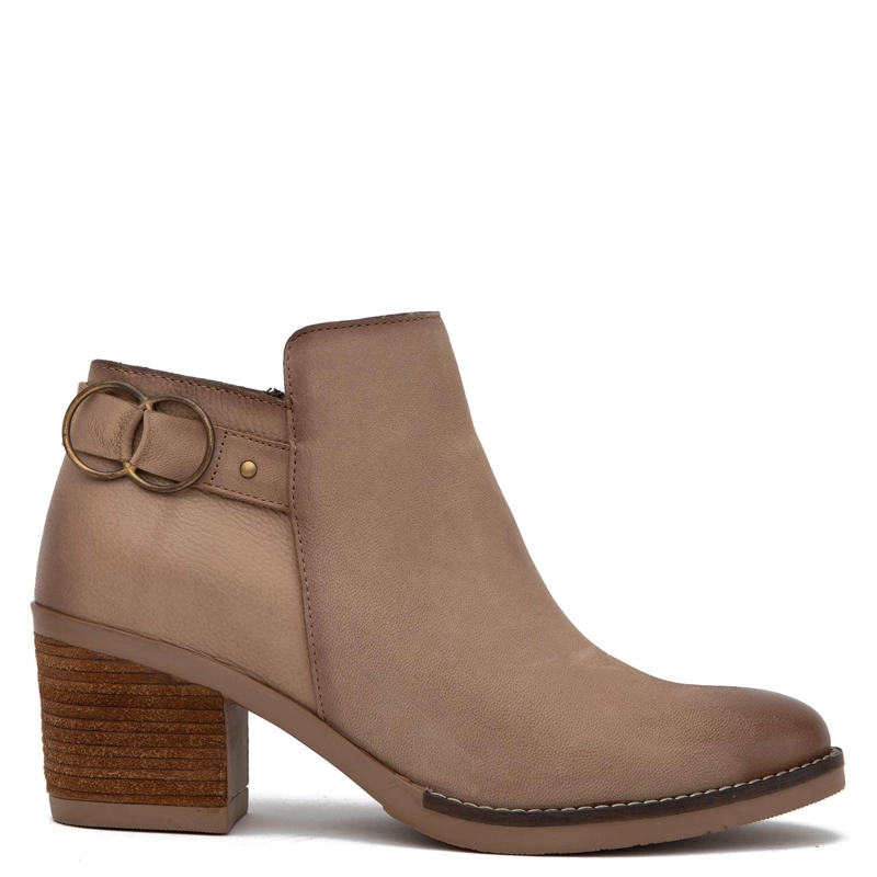 BOTIN DE CUERO MUJER GACEL ARENA PIERA - 1