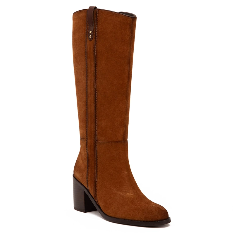 BOTA DE CUERO MUJER GACEL TOSTADO CHIARA 0660744 - 3