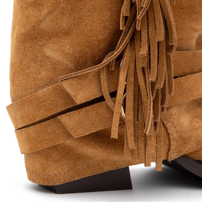 BOTIN DE CUERO MUJER GACEL CAMEL ZAHARA 0661061 - 4