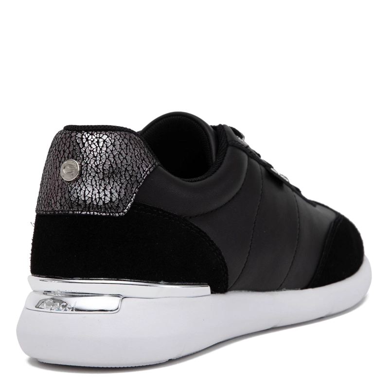 ZAPATILLA DE CUERO MUJER GACEL NEGRO STEFFY - 5