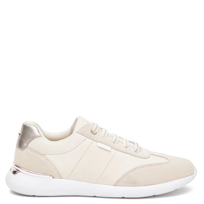 ZAPATILLA DE CUERO MUJER GACEL BEIGE STEFFY - 1