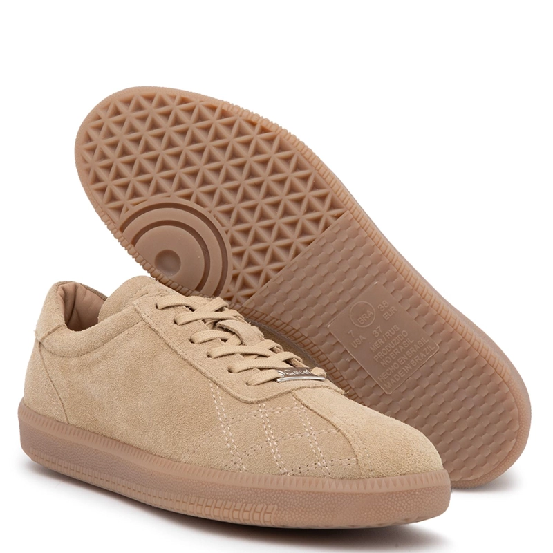 ZAPATILLA DE CUERO MUJER GACEL BEIGE DAFNE 0660893 - 4