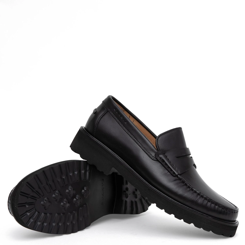 MOCASIN DE CUERO HOMBRE GUANTE NEGRO JOE - 4