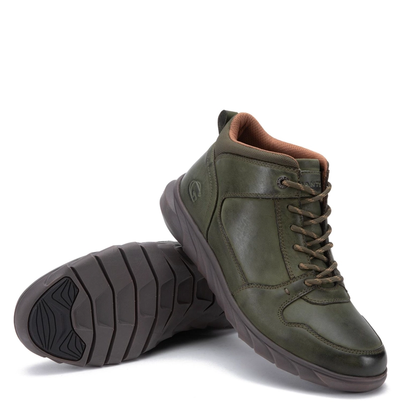BOTIN DE CUERO HOMBRE GUANTE OLIVO MUMBAI - 4