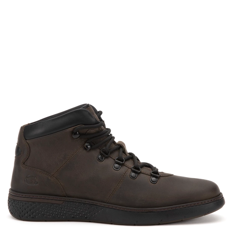 BOTIN DE CUERO HOMBRE GUANTE NEGRO COLORADO - 1