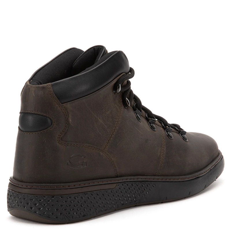 BOTIN DE CUERO HOMBRE GUANTE NEGRO COLORADO - 5