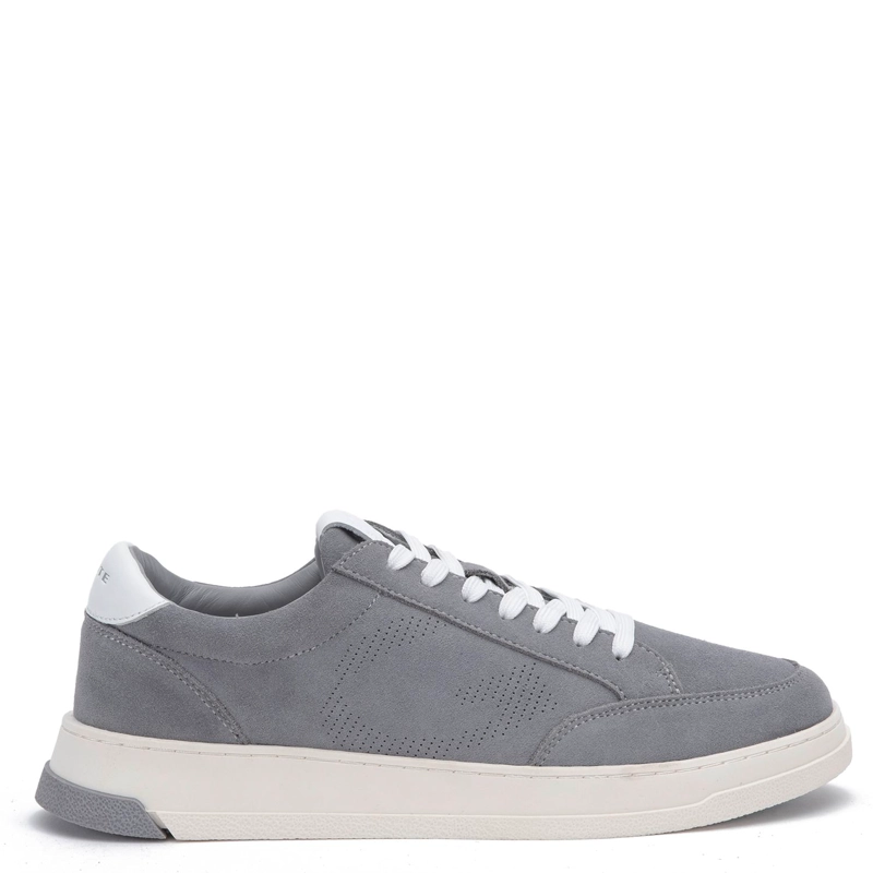 ZAPATILLA DE CUERO HOMBRE GUANTE GRIS OSLO 0036201 - 1
