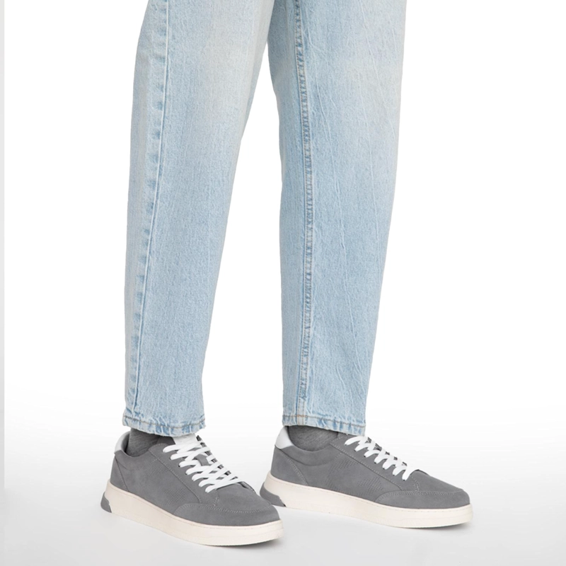 ZAPATILLA DE CUERO HOMBRE GUANTE GRIS OSLO 0036201 - 2