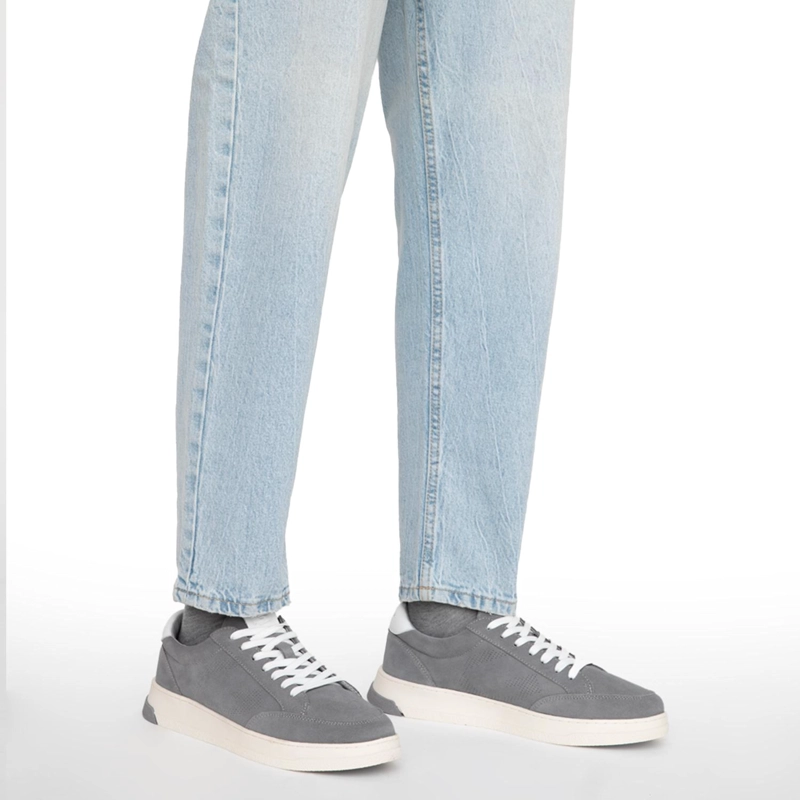 ZAPATILLA DE CUERO HOMBRE GUANTE GRIS OSLO 0036201 - 2