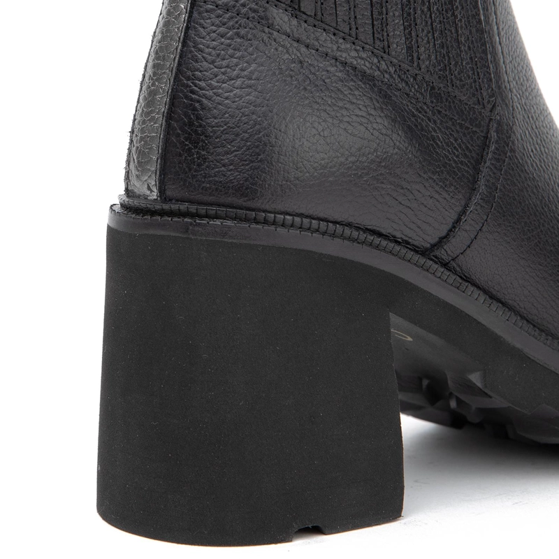 BOTIN DE CUERO MUJER GACEL NEGRO MACA - 4