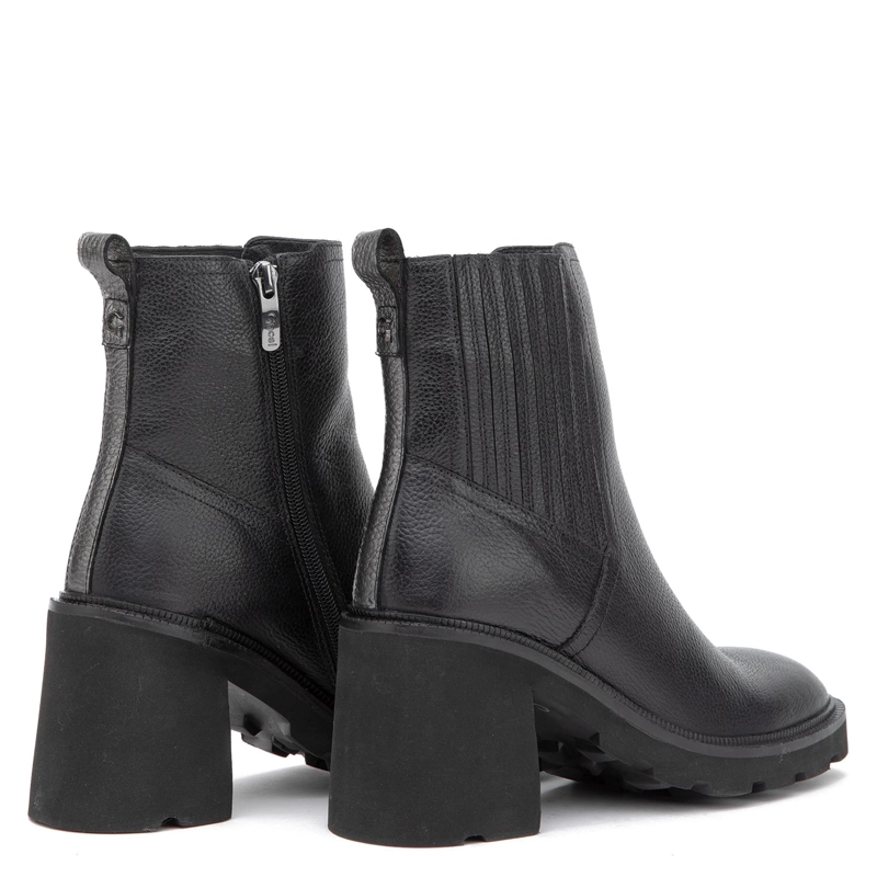 BOTIN DE CUERO MUJER GACEL NEGRO MACA - 5