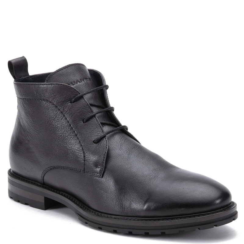 BOTIN DE CUERO HOMBRE GUANTE GRAFITO SOLLER - 3