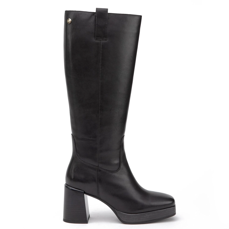 BOTA DE CUERO MUJER GACEL NEGRO BRIONA 0660719 - 1