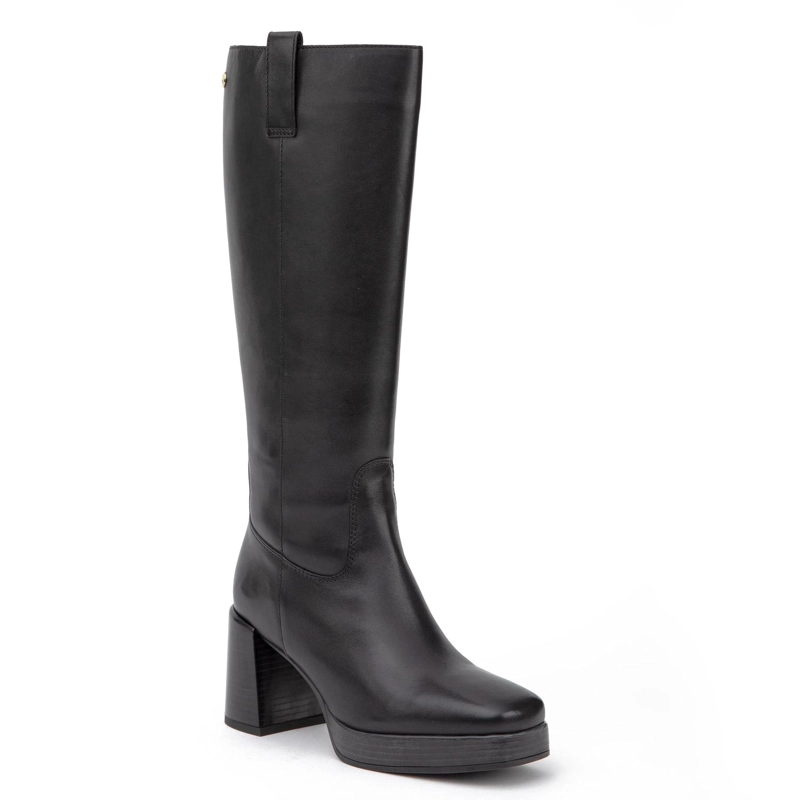 BOTA DE CUERO MUJER GACEL NEGRO BRIONA 0660719 - 3