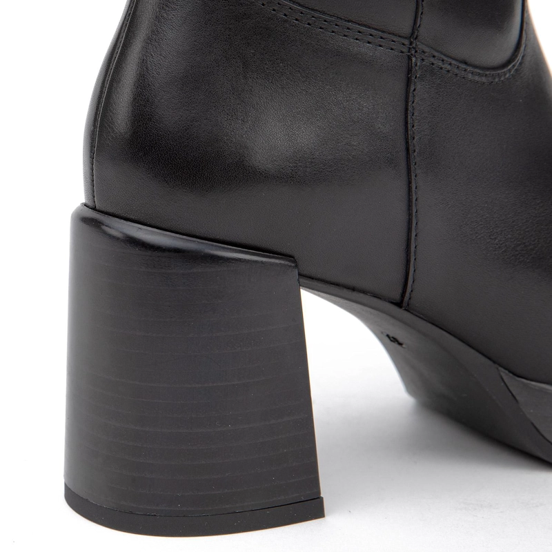 BOTA DE CUERO MUJER GACEL NEGRO BRIONA 0660719 - 4