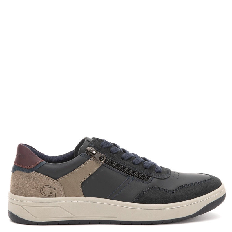 ZAPATILLA DE CUERO HOMBRE GUANTE PETROLEO TESLA - 1
