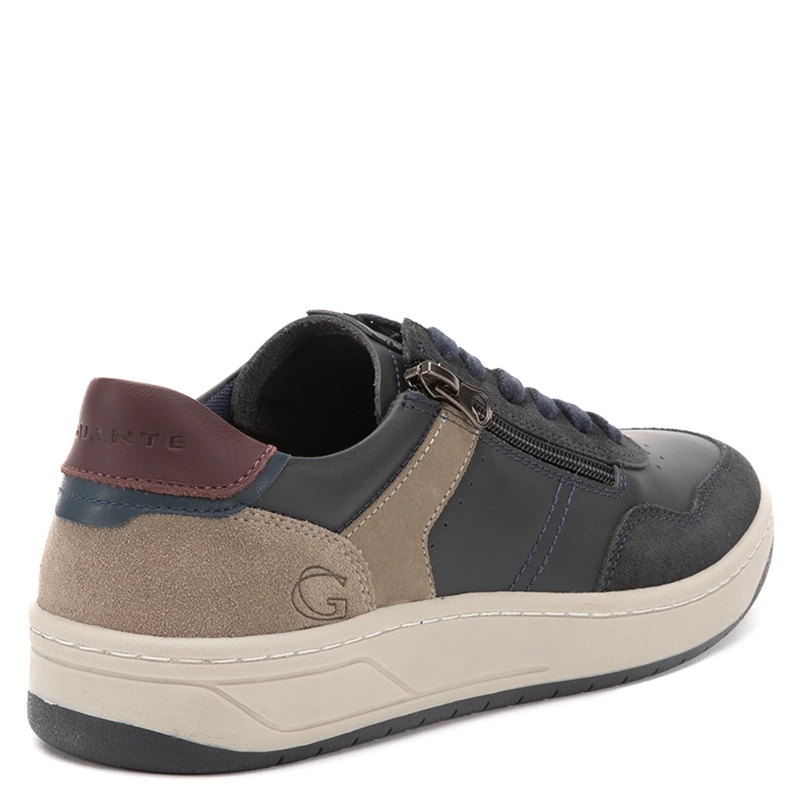ZAPATILLA DE CUERO HOMBRE GUANTE PETROLEO TESLA - 5