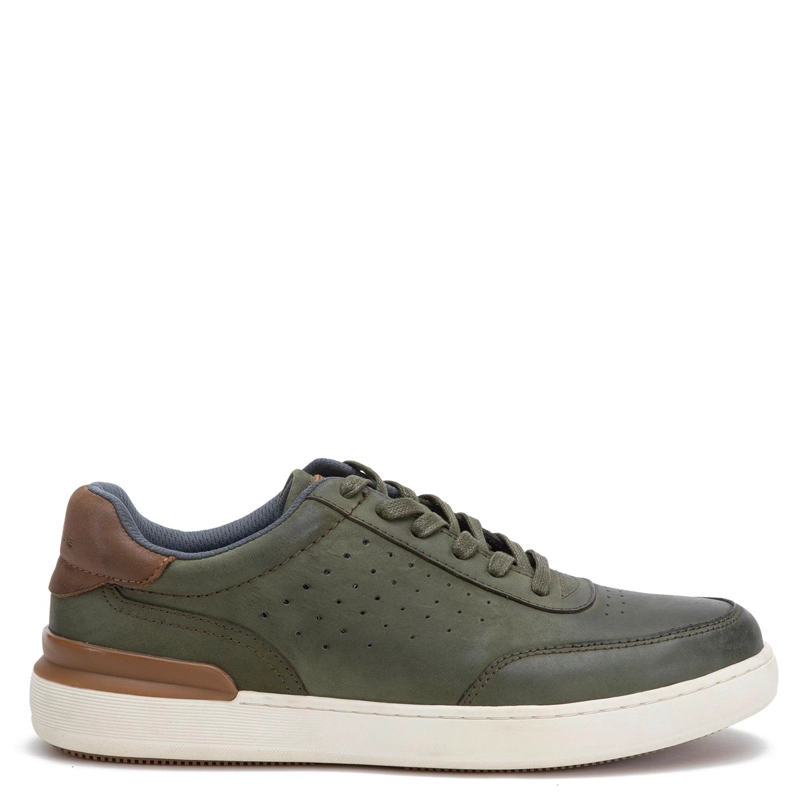 ZAPATILLA DE CUERO HOMBRE GUANTE OLIVO NOTO 0036216 - 1