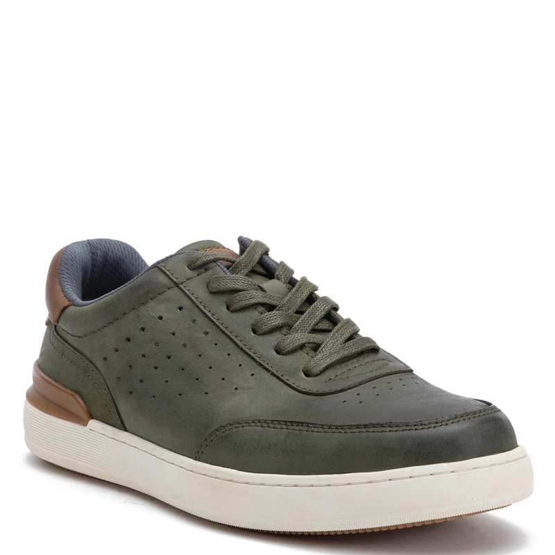ZAPATILLA DE CUERO HOMBRE GUANTE OLIVO NOTO 0036216 - 3