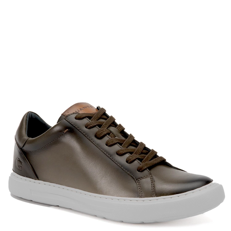 ZAPATILLA DE CUERO HOMBRE GUANTE OLIVO TOKIO 0036283 - 3