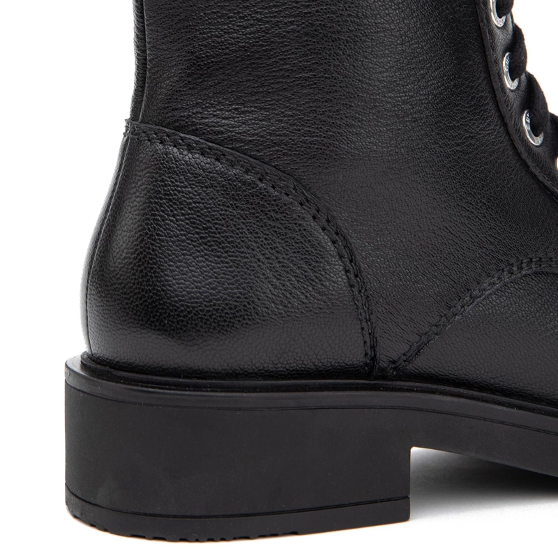 BOTIN DE CUERO MUJER GACEL NEGRO DAHLIA - 4