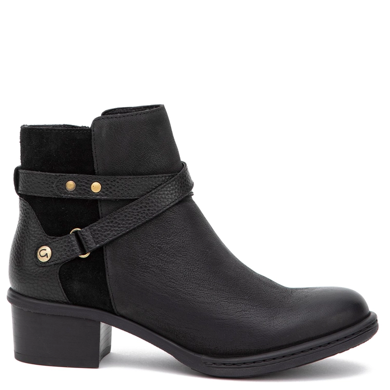 BOTIN DE CUERO MUJER GACEL NEGRO FABIANA 0660780 - 1