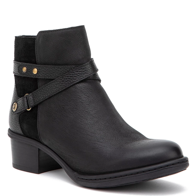 BOTIN DE CUERO MUJER GACEL NEGRO FABIANA 0660780 - 3