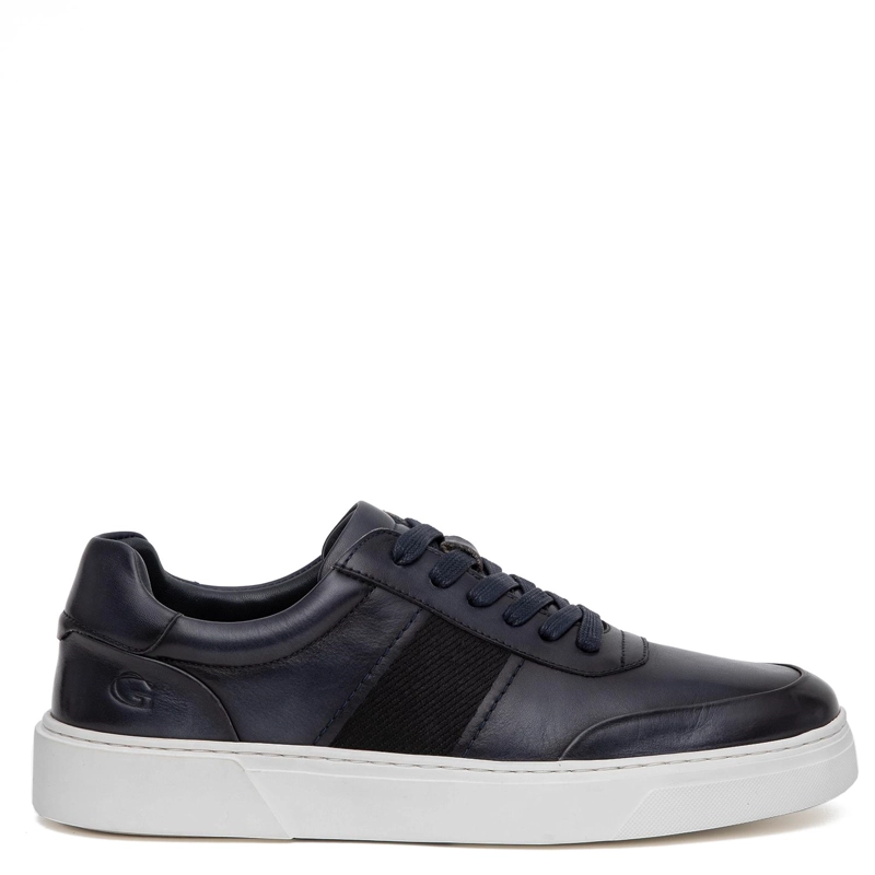 ZAPATILLA DE CUERO HOMBRE GUANTE MARINO CHIPRE - 1