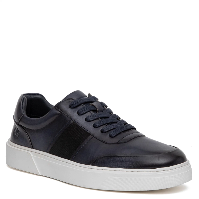 ZAPATILLA DE CUERO HOMBRE GUANTE MARINO CHIPRE 0036242 - 3
