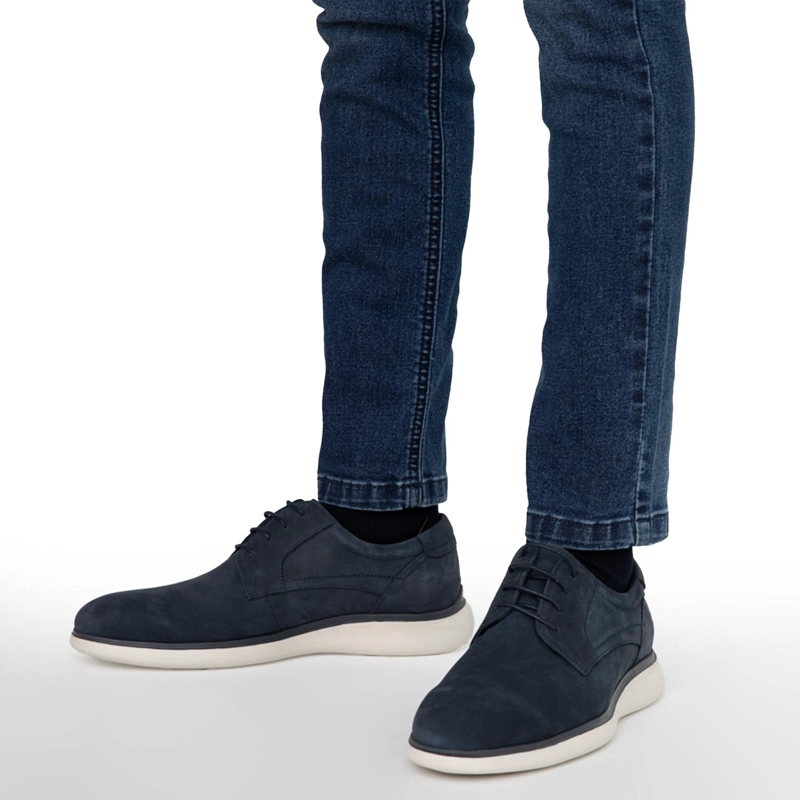 ZAPATO DE CUERO HOMBRE GUANTE MARINO FEZ 0036238 - 2