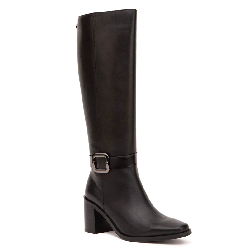 BOTA DE CUERO MUJER GACEL NEGRO ASUNCION 0660705 - 3