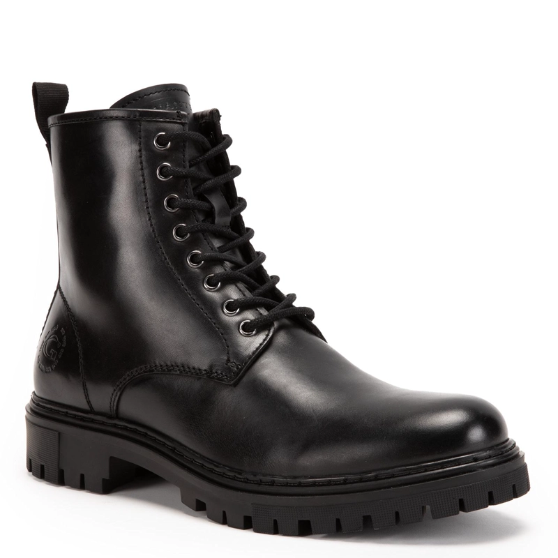 BOTIN DE CUERO HOMBRE GUANTE NEGRO SINTRA - 3