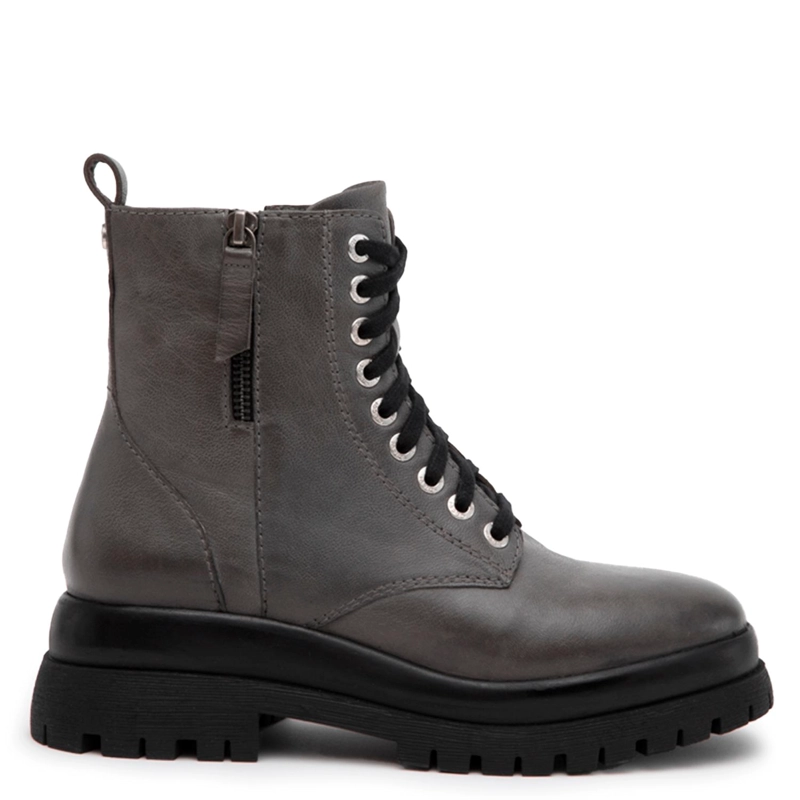 BOTIN DE CUERO MUJER GACEL ACERO SARAH 0661013 - 1