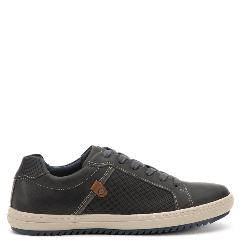 ZAPATILLA DE CUERO HOMBRE GUANTE GRAFITO KANSAS 0035923 - 1
