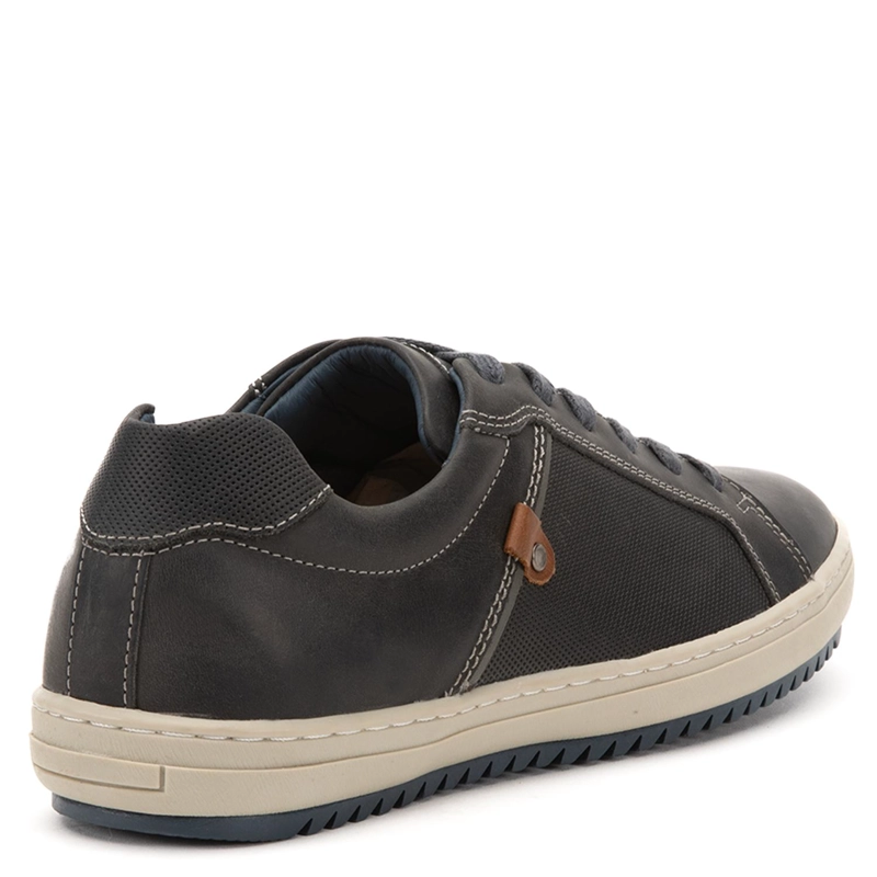 ZAPATILLA DE CUERO HOMBRE GUANTE GRAFITO KANSAS 0035923 - 5