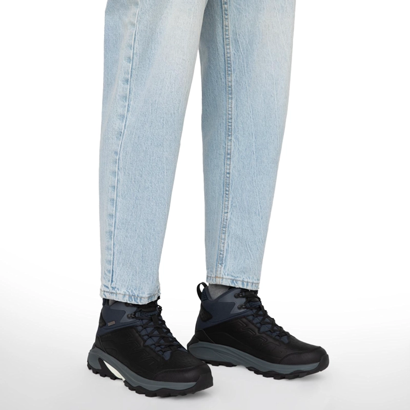 BOTIN OUTDOOR DE CUERO HOMBRE GUANTE NEGRO PUCON 0036324 - 2