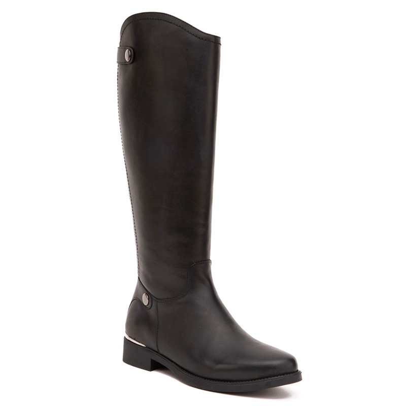 BOTA DE CUERO MUJER GACEL NEGRO HORTENCIA 0660822 - 3