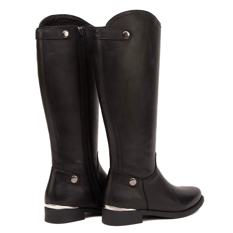 BOTA DE CUERO MUJER GACEL NEGRO HORTENCIA 0660822 - 5