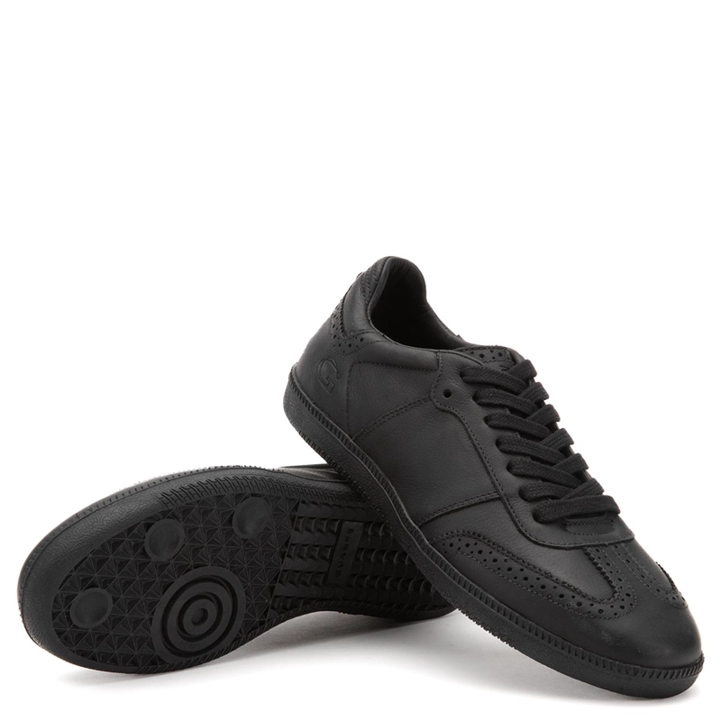 ZAPATILLA DE CUERO HOMBRE GUANTE NEGRO KEITH 0036297 - 4