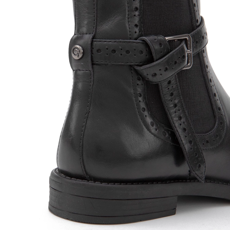 BOTIN DE CUERO MUJER GACEL NEGRO RIDE 0660987 - 4