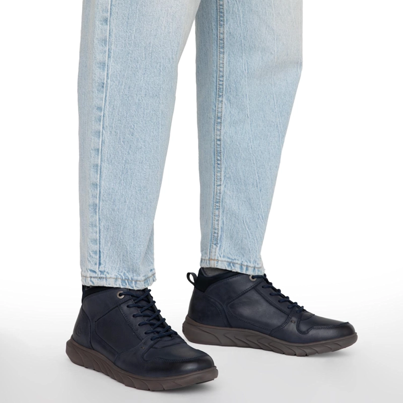 BOTIN DE CUERO HOMBRE GUANTE MARINO MUMBAI 0036192 - 2