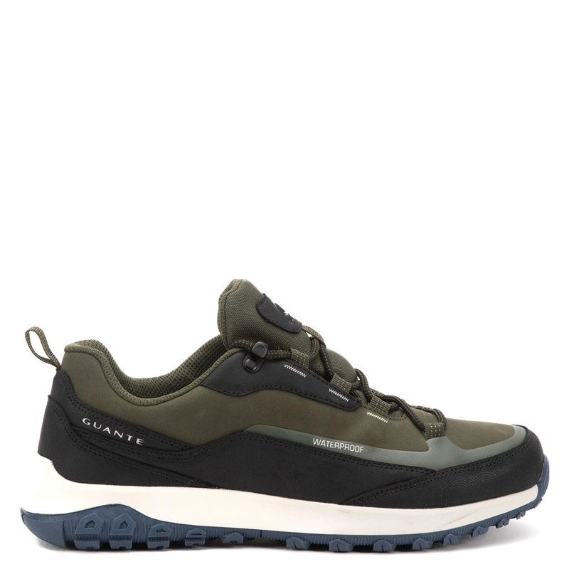 ZAPATILLA OUTDOOR DE CUERO HOMBRE GUANTE VERDE LLAY-LLAY 0036273 - 1