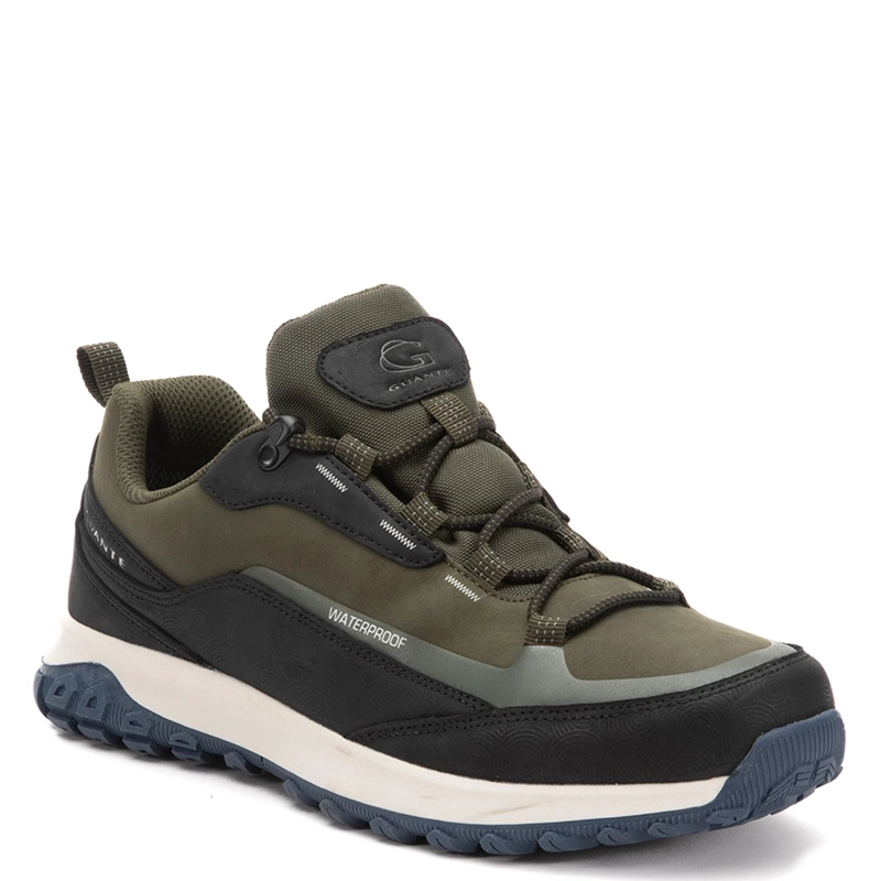 ZAPATILLA OUTDOOR DE CUERO HOMBRE GUANTE VERDE LLAY-LLAY 0036273 - 3