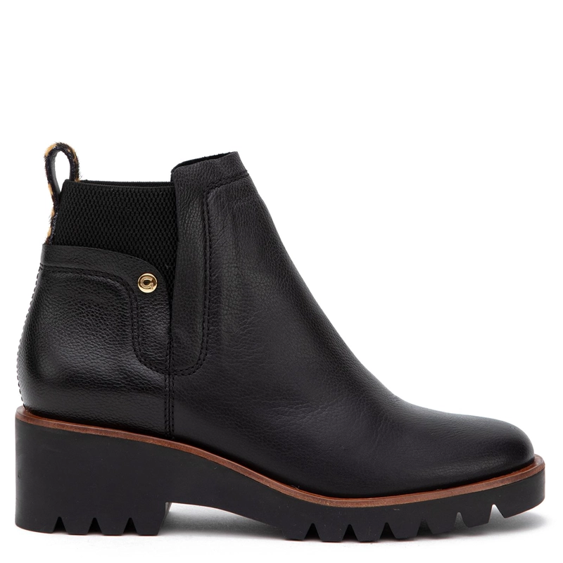 BOTIN DE CUERO MUJER GACEL NEGRO JULES 0660853 - 1