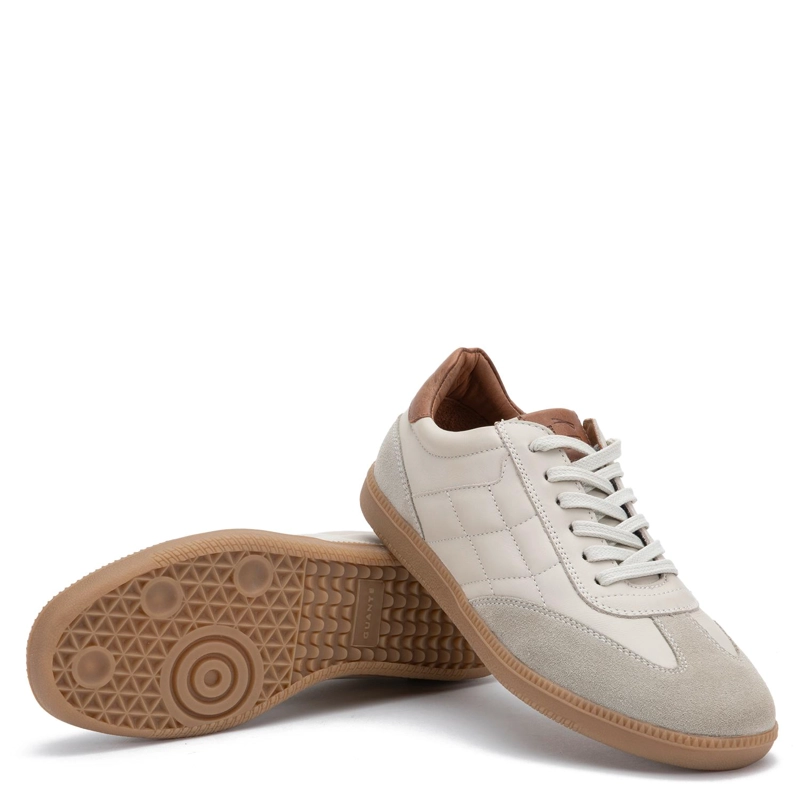 ZAPATILLA DE CUERO HOMBRE GUANTE OFF WHITE KEITH - 4