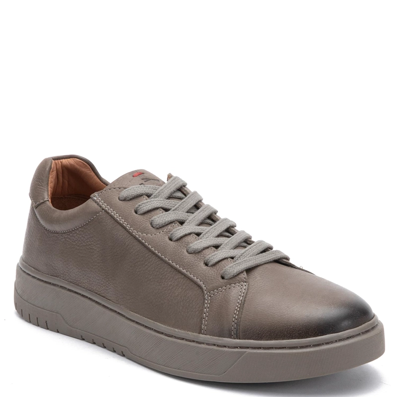 ZAPATILLA DE CUERO HOMBRE GUANTE GRIS HONG KONG - 3