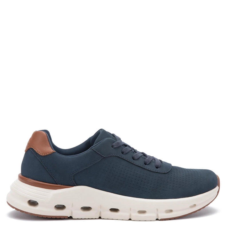 ZAPATO DE CUERO HOMBRE GUANTE MARINO DAMASCO 0036140 - 1